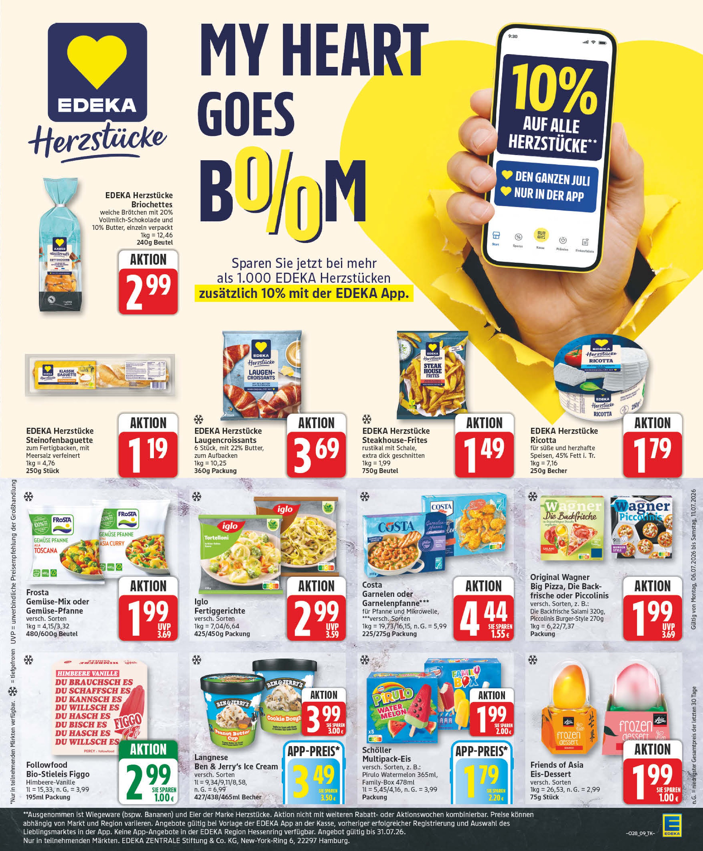 Gebäck Angebot im aktuellen EDEKA Prospekt auf Seite 9